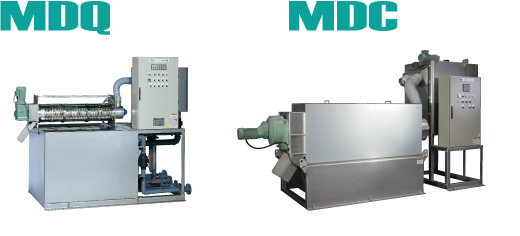 多重圓板型螺旋壓縮式脫水機 MDQ / MDC