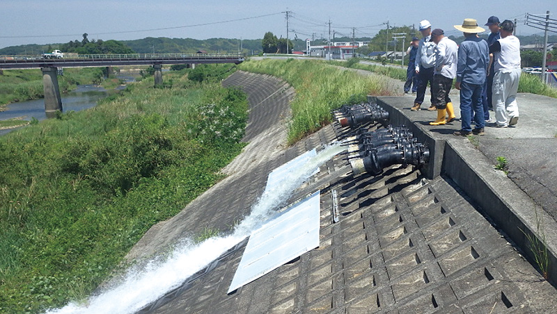 生産工廠的防水災排水泵設備