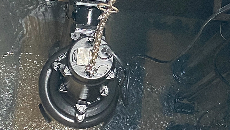 污水處理設施的原水輸送泵